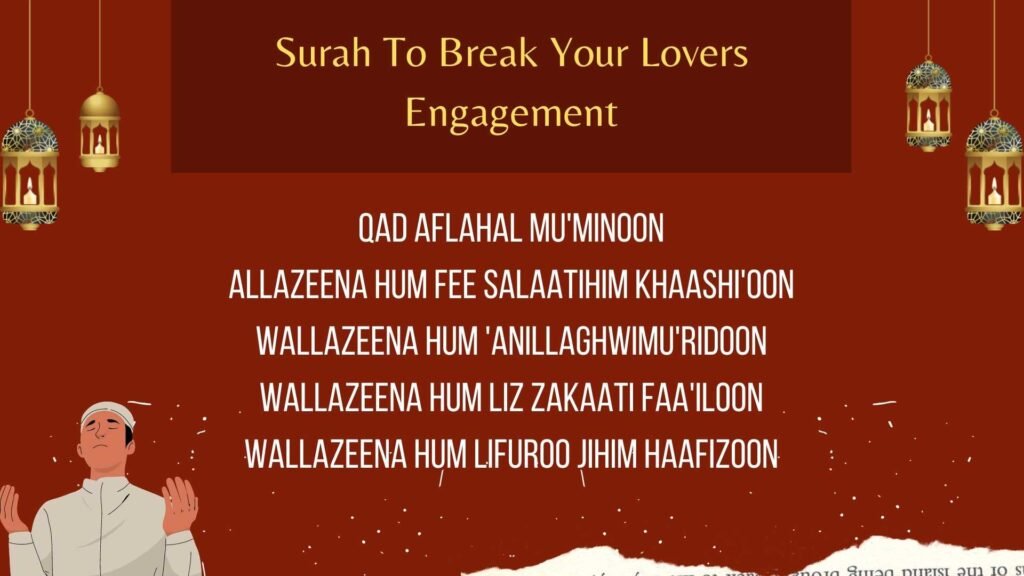 Surah To Break Your Lovers Engagement